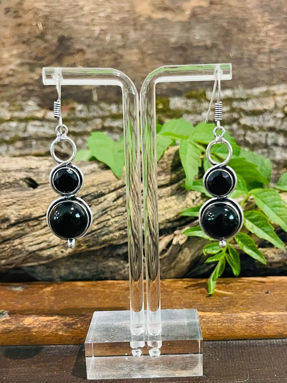 Black Onyx 925 Sterling Silver Earrings